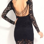– PETITE ROBE DE SOIREE NOIRE & SEXY AVEC DENTELLES ET JEUX DE TRANSPARENCE