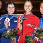– Sarra-Besbes-Tunisie-décroche-la-médaille-de-bronze-en-Coupe-du monde-d’épée-féminine-à-Legnano-Italie