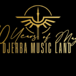 Logo Djerba Music Land fond noir