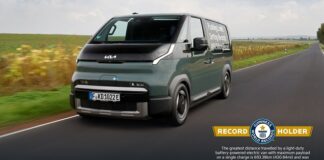 Le Kia PV5 Cargo établit un record GUINNESS WORLD RECORDS™ : 693,38 kilomètres parcourus sur une seule charge avec charge utile maximale
