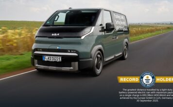 Le Kia PV5 Cargo établit un record GUINNESS WORLD RECORDS™ : 693,38 kilomètres parcourus sur une seule charge avec charge utile maximale
