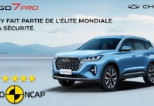 Euro NCAP 5 étoiles : Chery confirme l’excellence en matière de sécurité de son SUV TIGGO 7