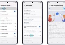 Samsung ajoute la compatibilité AirDrop à la fonction Quick Share de la série Galaxy S26