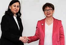 Perspectives & Projets… Sarra Zaâfrani Zenzri s’entretient à Nairobi avec Odile Renaud-Basso, la Présidente de la Banque Européenne (BERD)