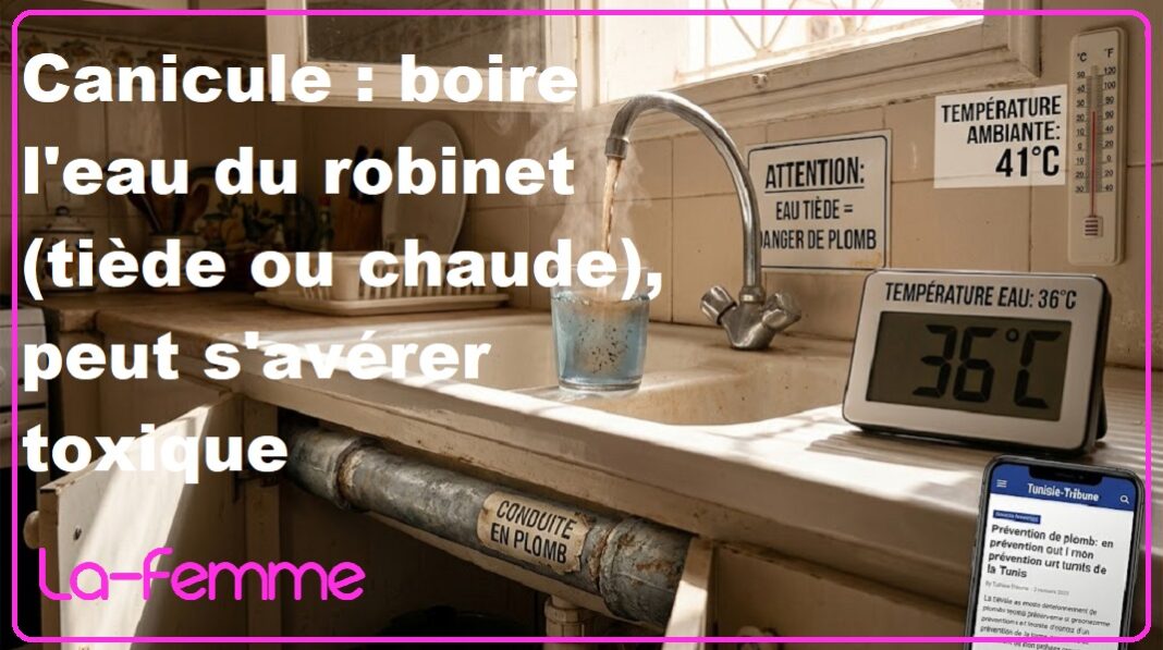 Canicule et Eau du Robinet -Alerte sur le Plomb Dissous dans l’Eau Chaude – Protégez votre Santé-FFF