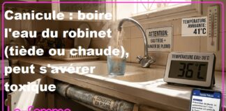 Alerte : Evitez de Boire l’Eau du Robinet en période de Canicule… Du Plomb est dissous dans l’Eau Chaude – (Détails & Recommandations) !