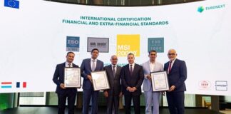 Le Groupe Zouari reçoit la certification internationaLe Groupe Zouari reçoit la certification internationale MSI 20000 à Euronext Parisle MSI 20000 à Euronext Paris