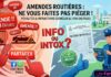 Pénalités & Infractions au Code de la route (Info ou Intox ?)… Ne vous faites pas piéger par ces Fake News
